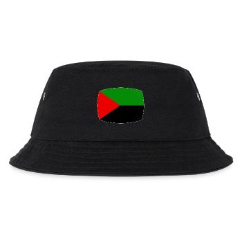 Martinique rote Flagge grün schwarz - Kinder Bucket Hat - Schwarz - Vorne