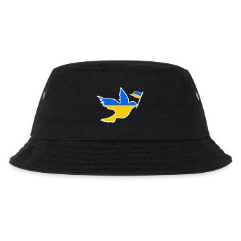 Ukraine - Kinder Bucket Hat - Schwarz - Vorne