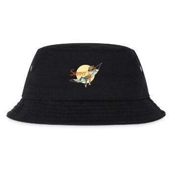 summer - Kinder Bucket Hat - Schwarz - Vorne