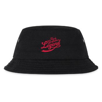 Uncle Godfather Legend Quote - Kids’ Bucket Hat - black - Front