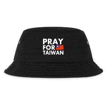 Pray for taiwan - Kids’ Bucket Hat - black - Front