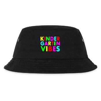 kindergarten vibes - Kinder Bucket Hat - Schwarz - Vorne