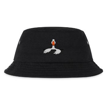Behind Wall Gans Comic - Kids’ Bucket Hat - black - Front
