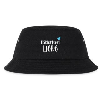 Klettern Eisklettern Liebe Eispickel Geschenk - Kinder Bucket Hat - Schwarz - Vorne