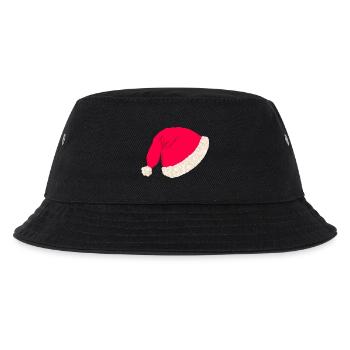 Weihnachtsmütze ohne Text - Kinder Bucket Hat - Schwarz - Vorne