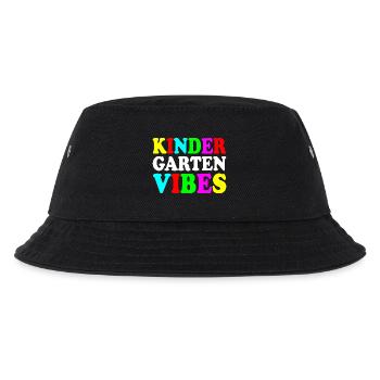 kindergarten vibes - Kinder Bucket Hat - Schwarz - Vorne