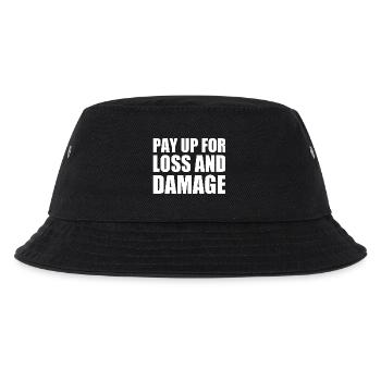Pay up for loss and damage - Kids’ Bucket Hat - black - Front