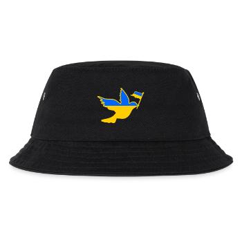 Ukraine - Kinder Bucket Hat - Schwarz - Vorne