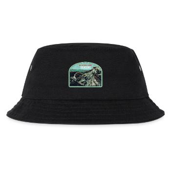 Originalabbildung Regionalpark Vercors - Kinder Bucket Hat - Schwarz - Vorne