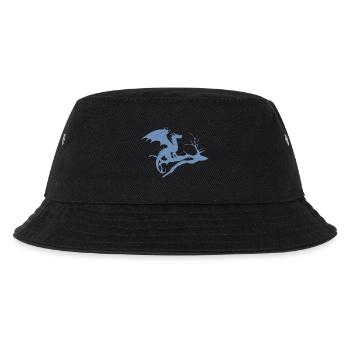 drache design silhouette toter baum - Kinder Bucket Hat - Schwarz - Vorne