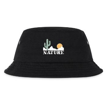 Nature and white desert - Kids’ Bucket Hat - black - Front
