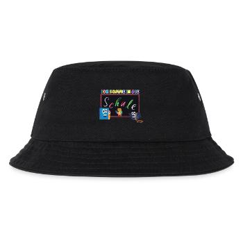 Ich komme in die Schule | Einschulung Schulanfang - Kinder Bucket Hat - Schwarz - Vorne