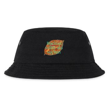 buche e 22 - Kinder Bucket Hat - Schwarz - Vorne