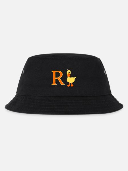 Rente Ente - Kinder Bucket Hat - Schwarz