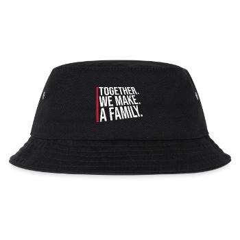 Ensemble, nous faisons une famille famille amour dicton - Bob Enfant - noir - Devant