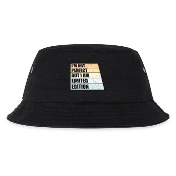 I'm Not Perfect But I Am Limited Edition Zitat - Kinder Bucket Hat - Schwarz - Vorne