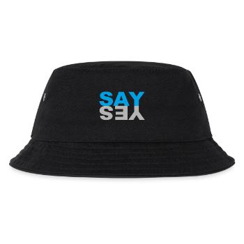 SAY YES - Kids’ Bucket Hat - black - Front