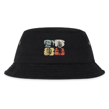 Campfire Trails and Pines - Kids’ Bucket Hat - black - Front