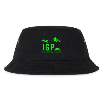 IGP Hundesport - Gruen - Kinder Bucket Hat - Schwarz - Vorne