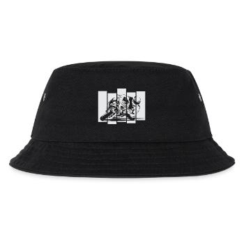 Motorcycle Racing Moto Race Track Symbol Race Bike - Kids’ Bucket Hat - black - Front