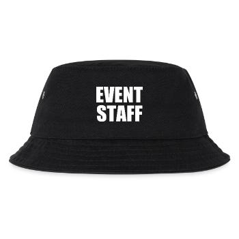 Event staff - Kinder Bucket Hat - Schwarz - Vorne