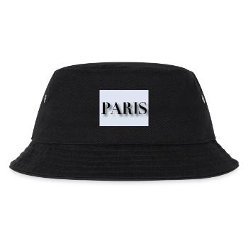 Paris - Kinder Bucket Hat - Schwarz - Vorne