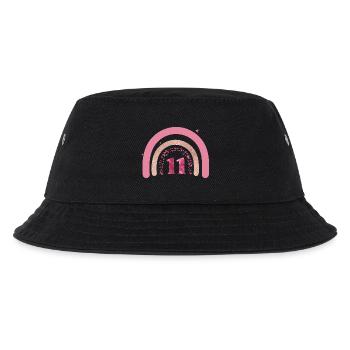 11th Birthday Rainbow Rose - Kids’ Bucket Hat - black - Front