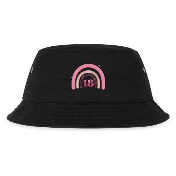 18th Birthday Rainbow Rose - Kids’ Bucket Hat - black - Front
