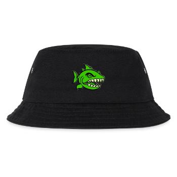 piranha comic fish - Kinder Bucket Hat - Schwarz - Vorne