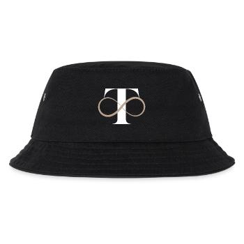 Unendlicher Buchstabe t - Kinder Bucket Hat - Schwarz - Vorne