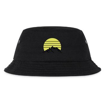 Mountains Mountains Mountains 1 - Kids’ Bucket Hat - black - Front