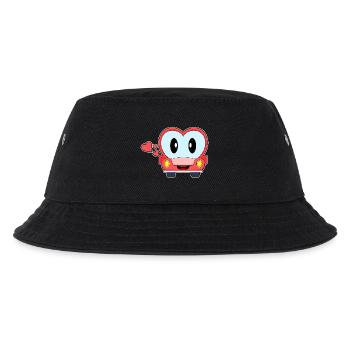 Heart Car - Kids’ Bucket Hat - black - Front