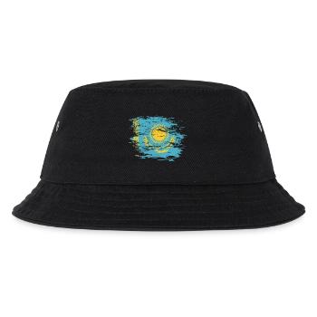 Kazakhstan flag used - Kids’ Bucket Hat - black - Front