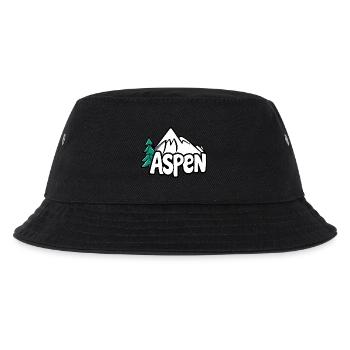 Aspen Colorado USA - Kinder Bucket Hat - Schwarz - Vorne