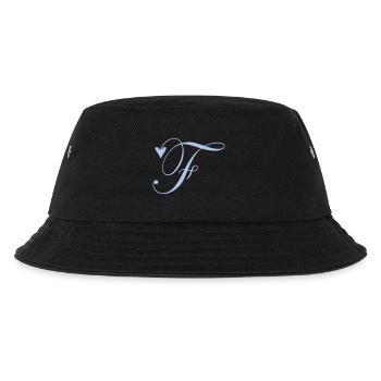 Monogramm F Herz Ranke - Kinder Bucket Hat - Schwarz - Vorne