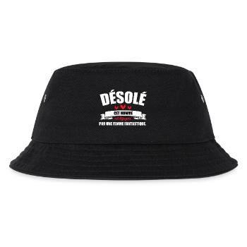 sorry this man is already taken - Kids’ Bucket Hat - black - Front