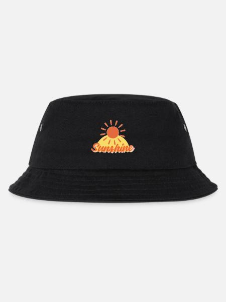 Die Sonne scheint - Kinder Bucket Hat - Schwarz