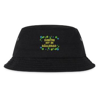 Bälle Dimitri - Kinder Bucket Hat - Schwarz - Vorne