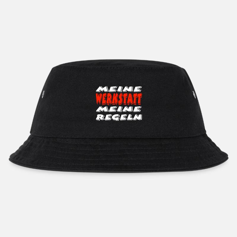 Auto - Kinder Bucket Hat - Schwarz