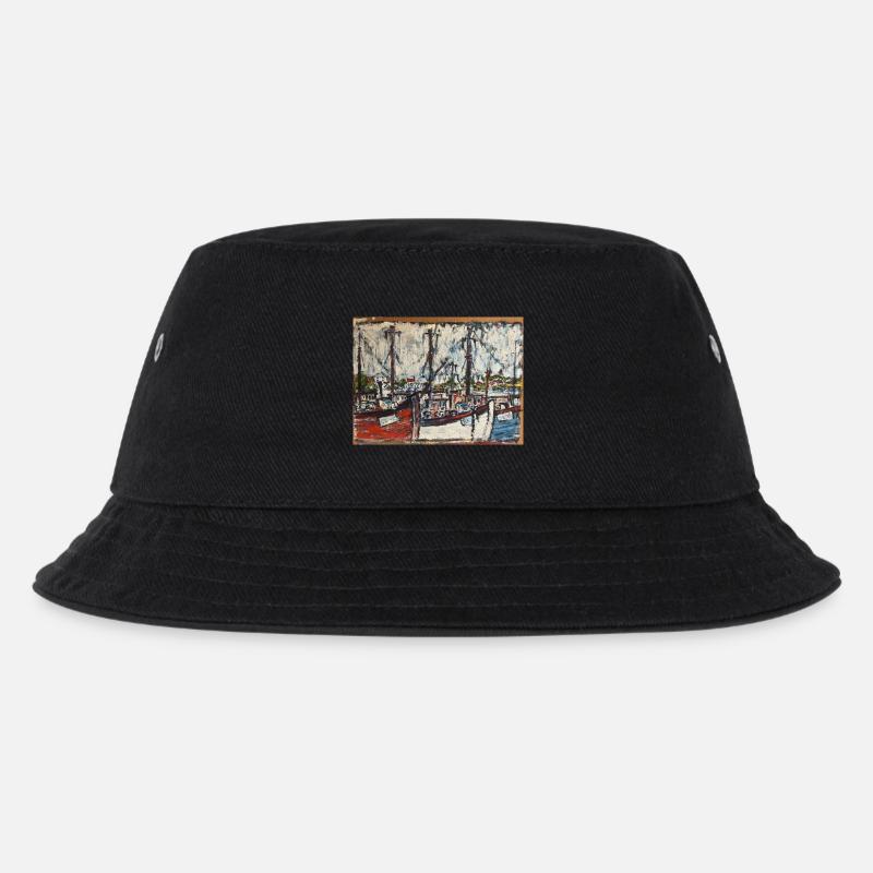 Snogebæk - Kinder Bucket Hat - Schwarz