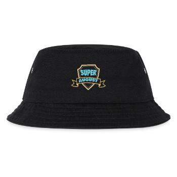 Geschenk für August - Kinder Bucket Hat - Schwarz - Vorne