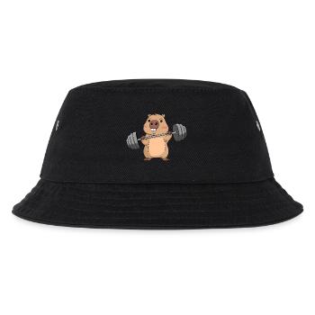 Soulevé de terre Capybara Drôle Fitness Capy Lover - Bob Enfant - noir - Devant
