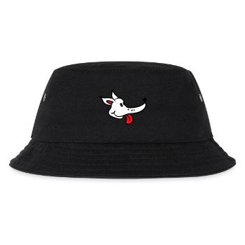 Dog Face Funny Cute Tongue Sticking Out Head - Kids’ Bucket Hat - black - Front