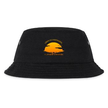 Lieber im Meer baden als in Arbeit schwimmen - Kinder Bucket Hat - Schwarz - Vorne