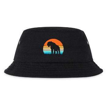 Sabre-toothed tiger - Kids’ Bucket Hat - black - Front