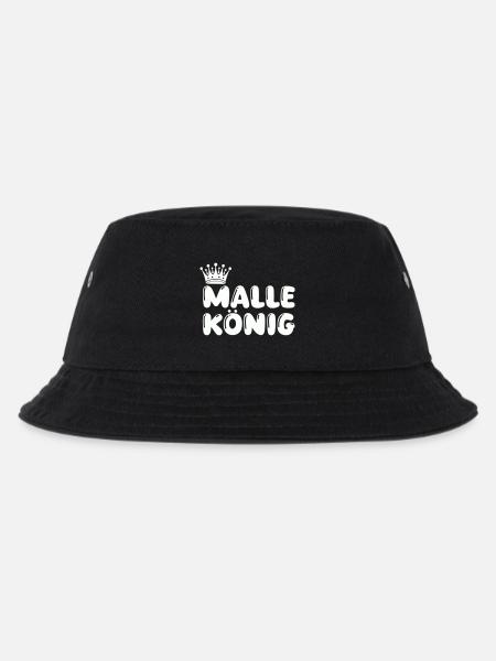 malle könig - Kinder Bucket Hat - Schwarz