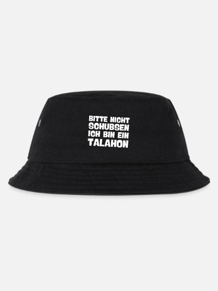 bitte nicht schubsen ich bin ein talahon Meme - Kinder Bucket Hat - Schwarz