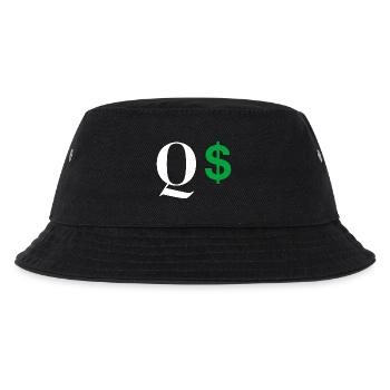 Buchstabe q dollar - Kinder Bucket Hat - Schwarz - Vorne