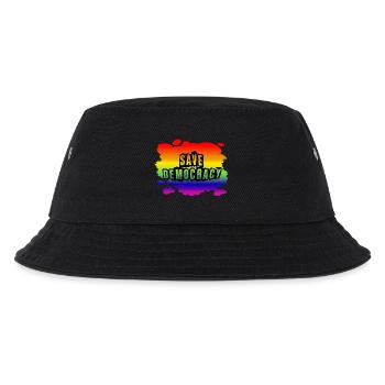 Stop AfD against right, democracy, diversity, left - Kids’ Bucket Hat - black - Front