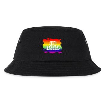 Stop AfD against right, democracy, diversity, left - Kids’ Bucket Hat - black - Front